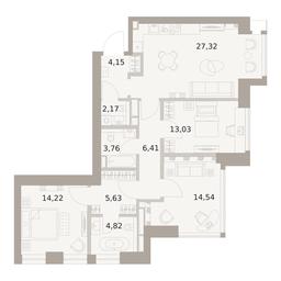 3-BD Apartment Sale, 96.05平方米 at The Five, 5th Donskoy Drive, вл21к6, Moscow, Russia #4