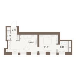 1-BD Apartment Sale, 45.9平方米 at The Five, 5th Donskoy Drive, вл21к6, Moscow, Russia #2 1-BD Apartment Sale, 45.9平方米 at The Five, 5th Donskoy Drive, вл21к6, Moscow, Russia #2