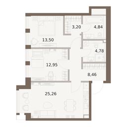 2-BD Apartment Sale, 72.99平方米 at The Five, 5th Donskoy Drive, вл21к6, Moscow, Russia #2 2-BD Apartment Sale, 72.99平方米 at The Five, 5th Donskoy Drive, вл21к6, Moscow, Russia #2
