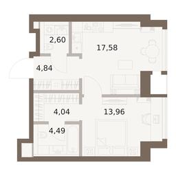 1-BD Apartment Sale, 47.51平方米 at The Five, 5th Donskoy Drive, вл21к6, Moscow, Russia #2 1-BD Apartment Sale, 47.51平方米 at The Five, 5th Donskoy Drive, вл21к6, Moscow, Russia #2