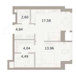 1-BD Apartment Sale, 47.51平方米 at The Five, 5th Donskoy Drive, вл21к6, Moscow, Russia #3 1-BD Apartment Sale, 47.51平方米 at The Five, 5th Donskoy Drive, вл21к6, Moscow, Russia #3