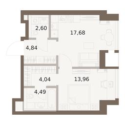 1-BD Apartment Sale, 47.61平方米 at The Five, 5th Donskoy Drive, вл21к6, Moscow, Russia #2