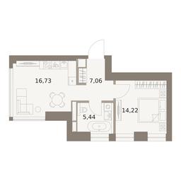 1-BD Apartment Sale, 43.45平方米 at The Five, 5th Donskoy Drive, вл21к6, Moscow, Russia #4