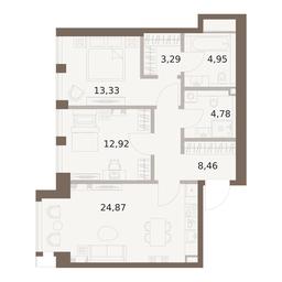 2-BD Apartment Sale, 72.6平方米 at The Five, 5th Donskoy Drive, вл21к6, Moscow, Russia #2 2-BD Apartment Sale, 72.6平方米 at The Five, 5th Donskoy Drive, вл21к6, Moscow, Russia #2