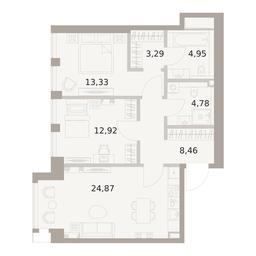 2-BD Apartment Sale, 72.6平方米 at The Five, 5th Donskoy Drive, вл21к6, Moscow, Russia #3 2-BD Apartment Sale, 72.6平方米 at The Five, 5th Donskoy Drive, вл21к6, Moscow, Russia #3