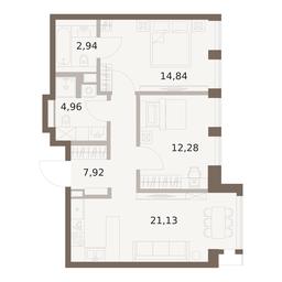 Продажа 2-комн. квартиры, 64,07 м² в ЖК «The Five (Зе Файв)», 5-й Донской проезд, вл21к6, Москва, Россия #2 Продажа 2-комн. квартиры, 64,07 м² в ЖК «The Five (Зе Файв)», 5-й Донской проезд, вл21к6, Москва, Россия #2