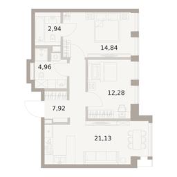 Продажа 2-комн. квартиры, 64,07 м² в ЖК «The Five (Зе Файв)», 5-й Донской проезд, вл21к6, Москва, Россия #3 Продажа 2-комн. квартиры, 64,07 м² в ЖК «The Five (Зе Файв)», 5-й Донской проезд, вл21к6, Москва, Россия #3