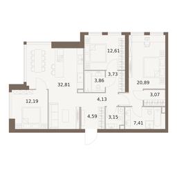 3-BD Apartment Sale, 108.44平方米 at The Five, 5th Donskoy Drive, вл21к6, Moscow, Russia #2 3-BD Apartment Sale, 108.44平方米 at The Five, 5th Donskoy Drive, вл21к6, Moscow, Russia #2