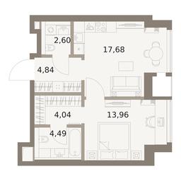 1-BD Apartment Sale, 47.61平方米 at The Five, 5th Donskoy Drive, вл21к6, Moscow, Russia #4