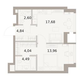 1-BD Apartment Sale, 47.61平方米 at The Five, 5th Donskoy Drive, вл21к6, Moscow, Russia #3 1-BD Apartment Sale, 47.61平方米 at The Five, 5th Donskoy Drive, вл21к6, Moscow, Russia #3