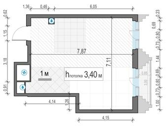 1-BD Apartment Sale, 50.9 sq. m. at Tishinskiy bulvar, Gruzinsky Val Street, 10, Moscow, Russia #4