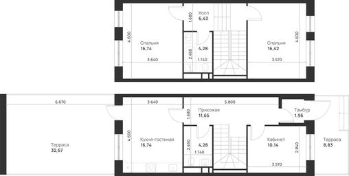 3-BD Apartment Sale, 130.1 sq. m. at Talisman na Rokossovskogo, 6th Podbelskogo Drive, Moscow, Russia #4