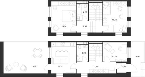 3-BD Apartment Sale, 129.7 sq. m. at Talisman na Rokossovskogo, 6th Podbelskogo Drive, Moscow, Russia #4