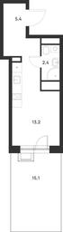 Apartment Sale, 25.5平方米 at Газопровод, Sosenskoye Settlement, Moscow, Russia #3 Apartment Sale, 25.5平方米 at Газопровод, Sosenskoye Settlement, Moscow, Russia #3