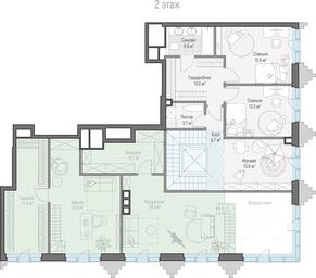 4-BD Apartment Sale, 246.2 sq. m. at Tishinskiy bulvar, Gruzinsky Val Street, 10, Moscow, Russia #2