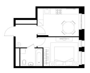 Apartment Sale, 33.2 sq. m. at Pervyi Moskovskiy, ulitsa Bianki, 1, Moskovskiy, Moscow, Russia #3
