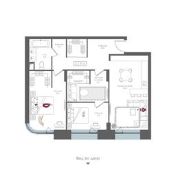 2-BD Apartment Sale, 71.3 sq. m. at Preobrazhenskaya ploschad, 1st Bukhvostova Street, Moscow, Russia #3