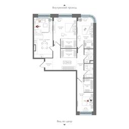 3-BD Apartment Sale, 98.8 sq. m. at Preobrazhenskaya ploschad, 1st Bukhvostova Street, Moscow, Russia #3 3-BD Apartment Sale, 98.8 sq. m. at Preobrazhenskaya ploschad, 1st Bukhvostova Street, Moscow, Russia #3