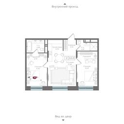 2-BD Apartment Sale, 65.8 sq. m. at Preobrazhenskaya ploschad, 1st Bukhvostova Street, Moscow, Russia #4