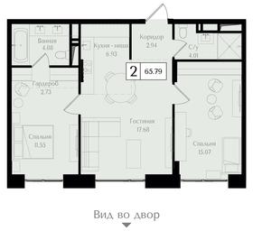 2-BD Apartment Sale, 65.8 sq. m. at Preobrazhenskaya ploschad, 1st Bukhvostova Street, Moscow, Russia #2