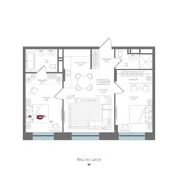 2-BD Apartment Sale, 65.8 sq. m. at Preobrazhenskaya ploschad, 1st Bukhvostova Street, Moscow, Russia #3