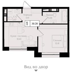 1-BD Apartment Sale, 38.2平方米 at Preobrazhenskaya ploschad, 1st Bukhvostova Street, Moscow, Russia #2 1-BD Apartment Sale, 38.2平方米 at Preobrazhenskaya ploschad, 1st Bukhvostova Street, Moscow, Russia #2