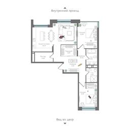 2-BD Apartment Sale, 89 sq. m. at Preobrazhenskaya ploschad, 1st Bukhvostova Street, Moscow, Russia #3 2-BD Apartment Sale, 89 sq. m. at Preobrazhenskaya ploschad, 1st Bukhvostova Street, Moscow, Russia #3