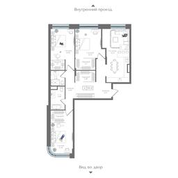3-BD Apartment Sale, 98.6平方米 at Preobrazhenskaya ploschad, 1st Bukhvostova Street, Moscow, Russia #4