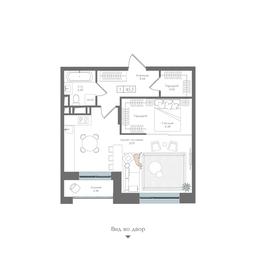 1-BD Apartment Sale, 45.5平方米 at Preobrazhenskaya ploschad, 1st Bukhvostova Street, Moscow, Russia #3