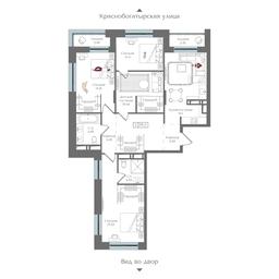 3-BD Apartment Sale, 99.5 sq. m. at Preobrazhenskaya ploschad, 1st Bukhvostova Street, Moscow, Russia #3 3-BD Apartment Sale, 99.5 sq. m. at Preobrazhenskaya ploschad, 1st Bukhvostova Street, Moscow, Russia #3