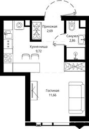 Apartment Sale, 26.99 sq. m. at Jois, 3rd Silikatny Drive, 10, Moscow, Russia #3 Apartment Sale, 26.99 sq. m. at Jois, 3rd Silikatny Drive, 10, Moscow, Russia #3