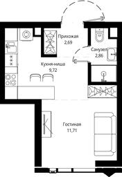 Apartment Sale, 27.04 sq. m. at Jois, 3rd Silikatny Drive, 10, Moscow, Russia #3 Apartment Sale, 27.04 sq. m. at Jois, 3rd Silikatny Drive, 10, Moscow, Russia #3