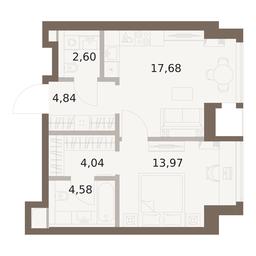 1-BD Apartment Sale, 47.71平方米 at The Five, 5th Donskoy Drive, вл21к6, Moscow, Russia #2