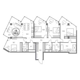 4-BD Apartment Sale, 172.1 sq. m. at Monblan, Shlyuzovaya Embankment, 2/1с1, Moscow, Russia #2 4-BD Apartment Sale, 172.1 sq. m. at Monblan, Shlyuzovaya Embankment, 2/1с1, Moscow, Russia #2