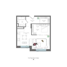 1-BD Apartment Sale, 44.5 sq. m. at Preobrazhenskaya ploschad, 1st Bukhvostova Street, Moscow, Russia #3