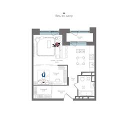 1-BD Apartment Sale, 42.8平方米 at Preobrazhenskaya ploschad, 1st Bukhvostova Street, Moscow, Russia #3 1-BD Apartment Sale, 42.8平方米 at Preobrazhenskaya ploschad, 1st Bukhvostova Street, Moscow, Russia #3