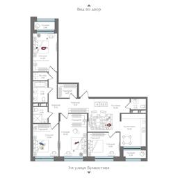 4-BD Apartment Sale, 115.1 sq. m. at Preobrazhenskaya ploschad, 1st Bukhvostova Street, Moscow, Russia #3 4-BD Apartment Sale, 115.1 sq. m. at Preobrazhenskaya ploschad, 1st Bukhvostova Street, Moscow, Russia #3