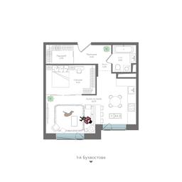 1-BD Apartment Sale, 44.5平方米 at Preobrazhenskaya ploschad, 1st Bukhvostova Street, Moscow, Russia #3 1-BD Apartment Sale, 44.5平方米 at Preobrazhenskaya ploschad, 1st Bukhvostova Street, Moscow, Russia #3