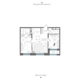 2-BD Apartment Sale, 64.1 sq. m. at Preobrazhenskaya ploschad, 1st Bukhvostova Street, Moscow, Russia #4