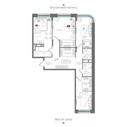 3-BD Apartment Sale, 97.9 sq. m. at Preobrazhenskaya ploschad, 1st Bukhvostova Street, Moscow, Russia #3 3-BD Apartment Sale, 97.9 sq. m. at Preobrazhenskaya ploschad, 1st Bukhvostova Street, Moscow, Russia #3