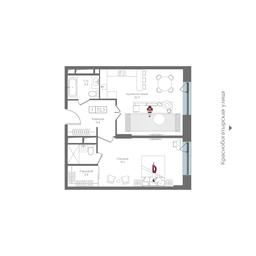 1-BD Apartment Sale, 52.3 sq. m. at Preobrazhenskaya ploschad, 1st Bukhvostova Street, Moscow, Russia #3 1-BD Apartment Sale, 52.3 sq. m. at Preobrazhenskaya ploschad, 1st Bukhvostova Street, Moscow, Russia #3