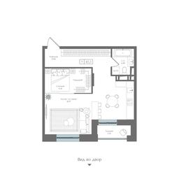1-BD Apartment Sale, 45.3平方米 at Preobrazhenskaya ploschad, 1st Bukhvostova Street, Moscow, Russia #3 1-BD Apartment Sale, 45.3平方米 at Preobrazhenskaya ploschad, 1st Bukhvostova Street, Moscow, Russia #3