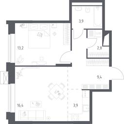Apartment Sale, 49.7 sq. m. at Vereiskaya 41, Vereyskaya Street, 41, Moscow, Russia #2 Apartment Sale, 49.7 sq. m. at Vereiskaya 41, Vereyskaya Street, 41, Moscow, Russia #2