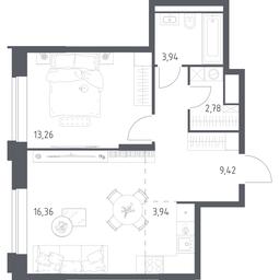 Apartment Sale, 49.7 sq. m. at Vereiskaya 41, Vereyskaya Street, 41, Moscow, Russia #3 Apartment Sale, 49.7 sq. m. at Vereiskaya 41, Vereyskaya Street, 41, Moscow, Russia #3