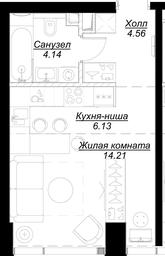 Apartment Sale, 29.37 sq. m. at Mod, 4th Maryinoy Roschi Street, 12с9, Moscow, Russia #2