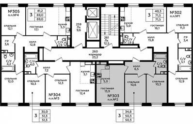 2-BD Apartment Sale, 49.8 sq. m. at Eko Bunino, prospekt Kuprina, 34к1, Sosenskoye Settlement, Moscow, Russia #3 2-BD Apartment Sale, 49.8 sq. m. at Eko Bunino, prospekt Kuprina, 34к1, Sosenskoye Settlement, Moscow, Russia #3