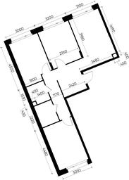 3-BD Apartment Sale, 75.5 sq. m. at Peredelkino Blizhnee, Korneya Chukovskogo Street, 1, Vnukovskoye Settlement, Moscow, Russia #3