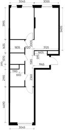 2-BD Apartment Sale, 63.8 sq. m. at Pervyi Moskovskiy, ulitsa Bianki, 1, Moskovskiy, Moscow, Russia #3