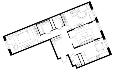 3-BD Apartment Sale, 84.7 sq. m. at Peredelkino Blizhnee, Korneya Chukovskogo Street, 1, Vnukovskoye Settlement, Moscow, Russia #4