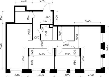 3-BD Apartment Sale, 84.3平方米 at Pervyi Moskovskiy, ulitsa Bianki, 1, Moskovskiy, Moscow, Russia #2